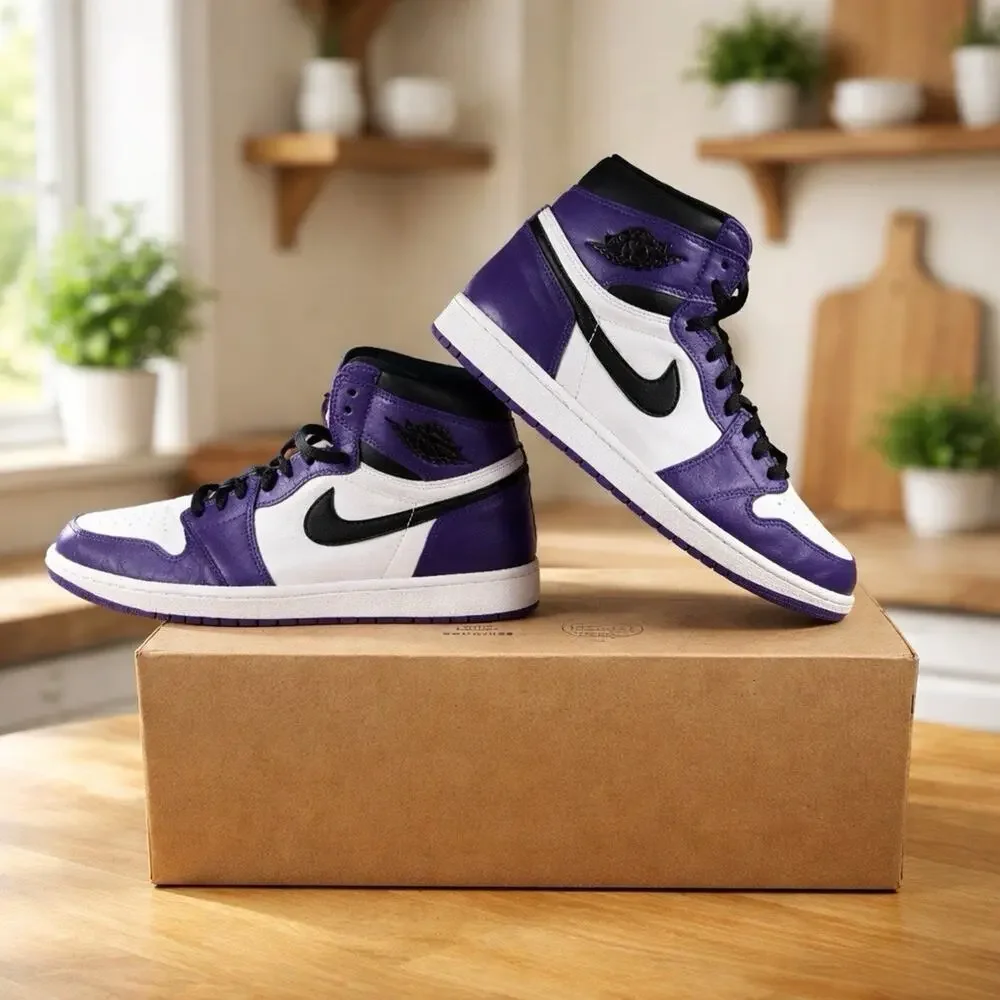 Size 10 - Jordan 1 Retro OG High Court Purple 2.0 2019 No Box